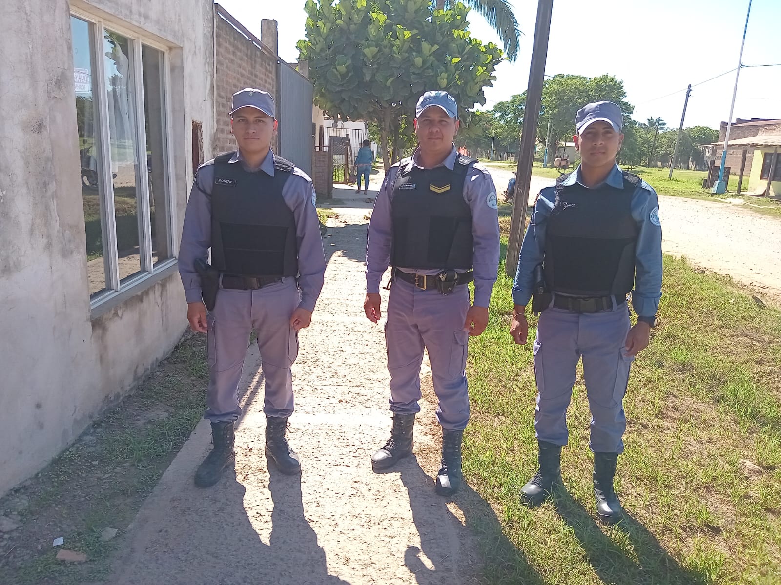 El Espinillo : Efectivos de la Comisaría refuerzan la seguridad con recorridos diarios