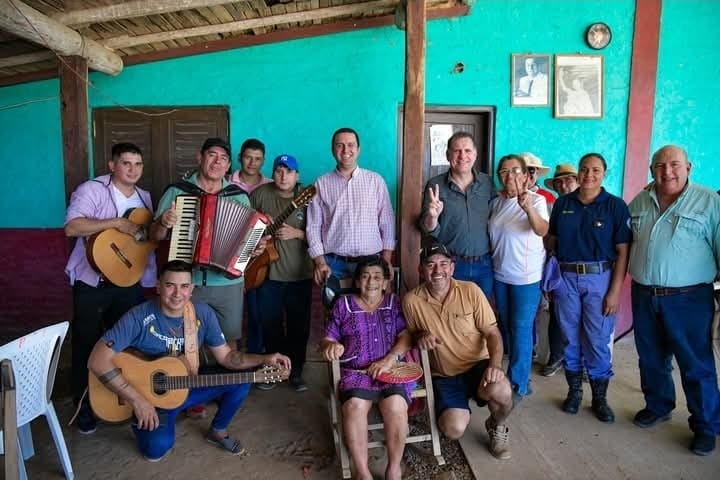 El vicegobernador Eber Wilson Solís acompañó la celebración del Gauchito Gil en el oeste formoseño
