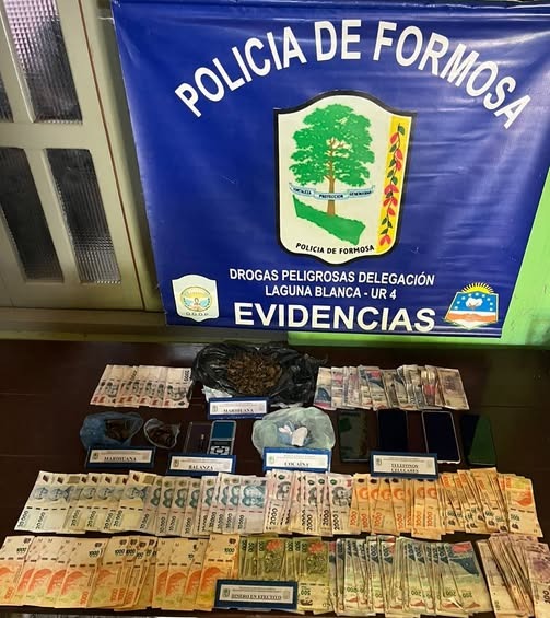 LUCHA CONTRA EL NARCOMENUDEO Anularon un centro de distribución de estupefacientes en Laguna Blanca