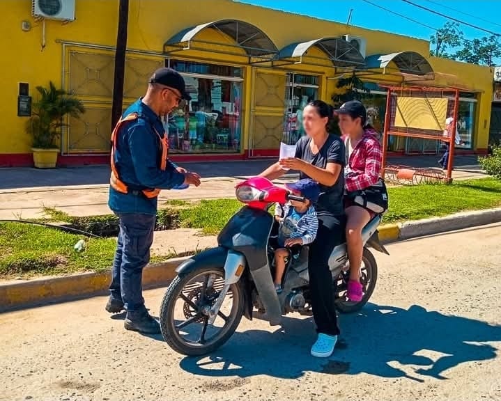 Pirané: continúan los controles del programa “El casco salva vidas”