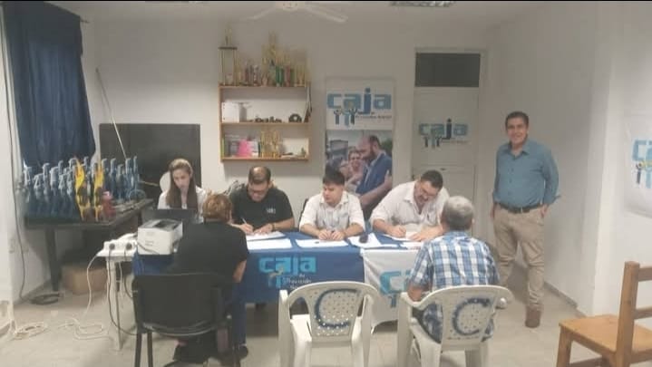 Estado Provincial Presente: jornada de trabajo de la Caja de Previsión Social en Laguna Blanca