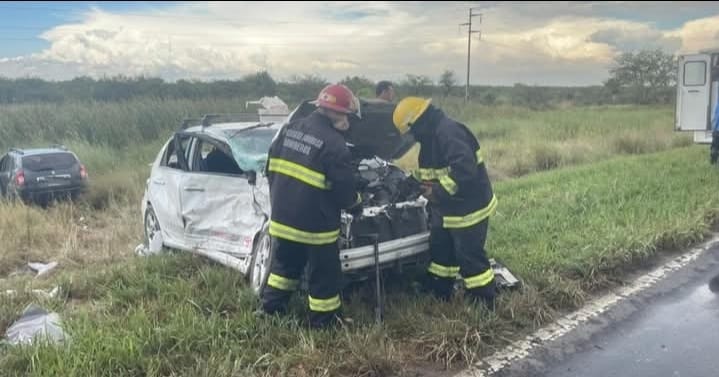 Colisión vehicular en la Ruta Nacional 81: no se registraron lesionados de gravedad