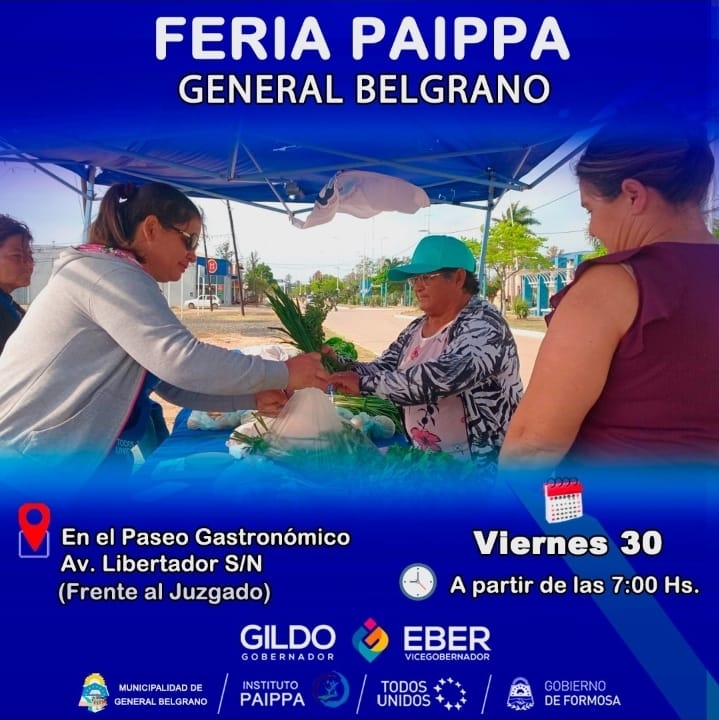 General Belgrano: productores paipperos organizan una nueva feria local
