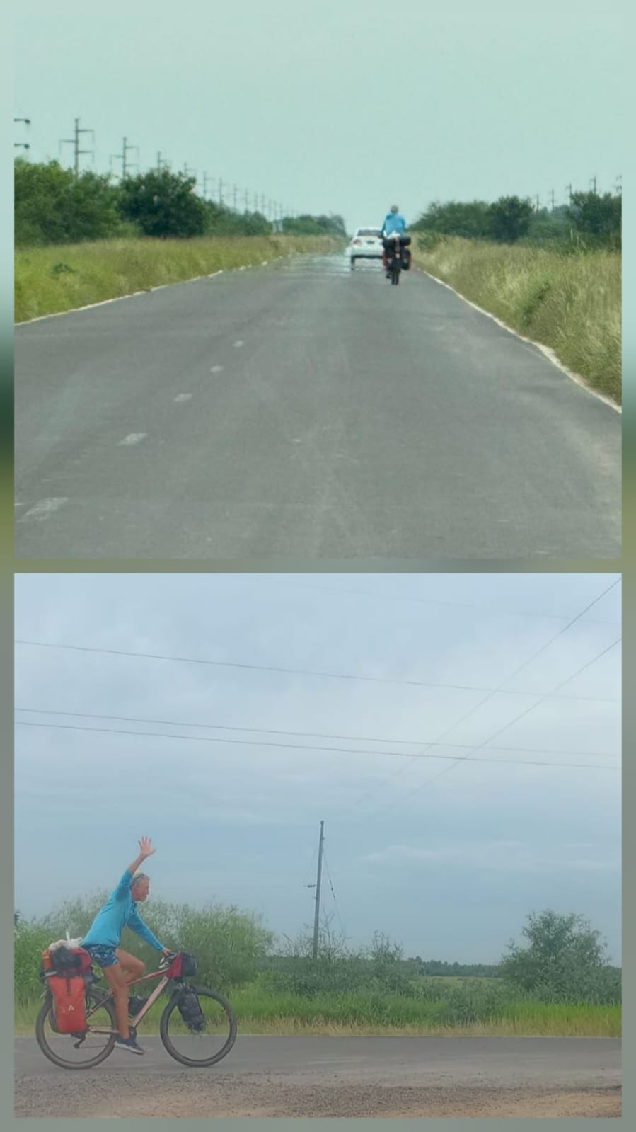 Guido pasó por Apayerey y continúa su recorrido .