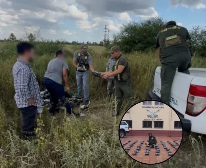 Gendarmería incautó más de 104 kilos de marihuana en dos operativos en Formosa