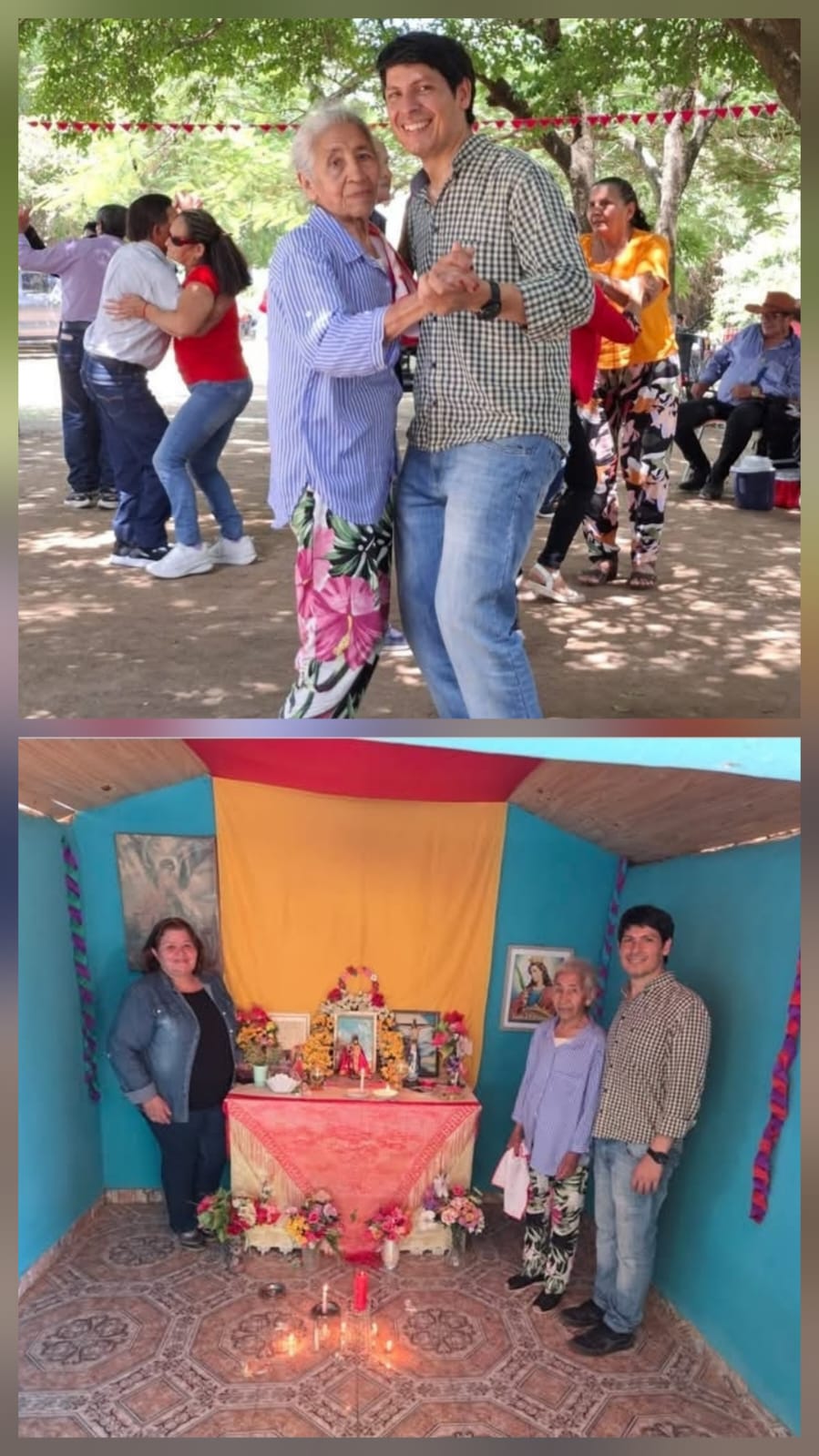 Con el pueblo y junto a sus tradiciones, autoridades de El Espinillo compartieron una jornada comunitaria