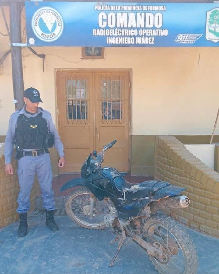 La Policía recuperó una motocicleta sustraída