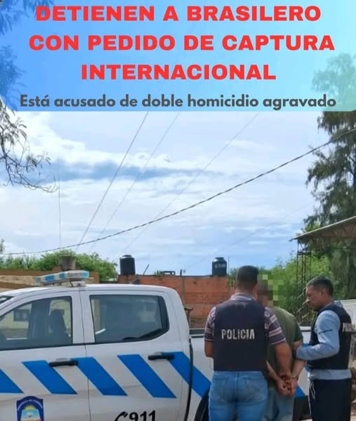 SAN MARTÍN DOS Detuvieron a un ciudadano brasileño con pedido de captura internacional por doble homicidio agravado