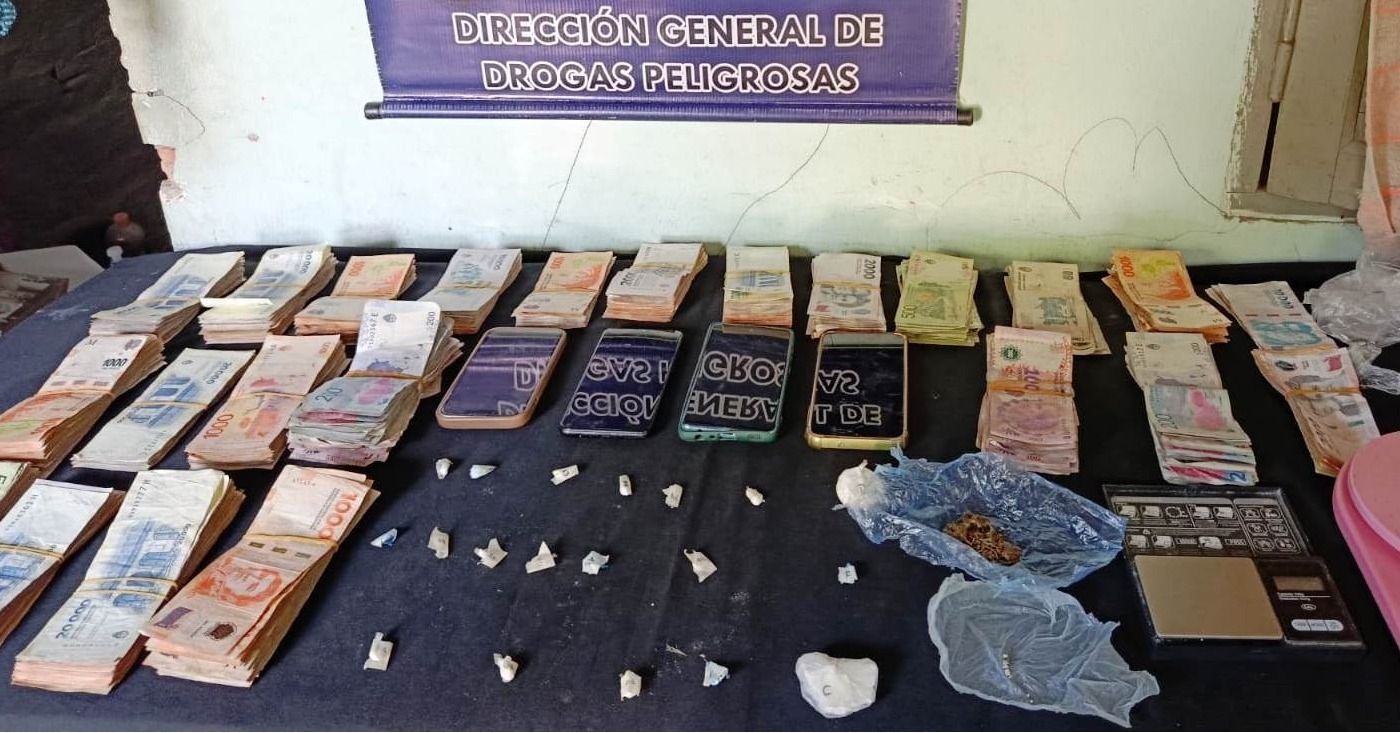 Desarticularon dos centros de distribución de drogas en Formosa