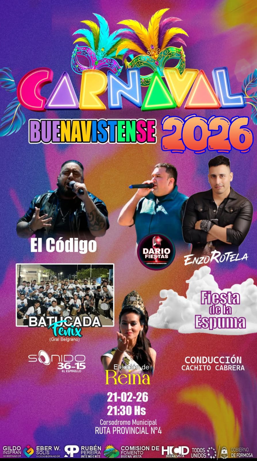 Buena Vista, la Perla del Norte, se prepara para vivir una gran Fiesta de Carnaval