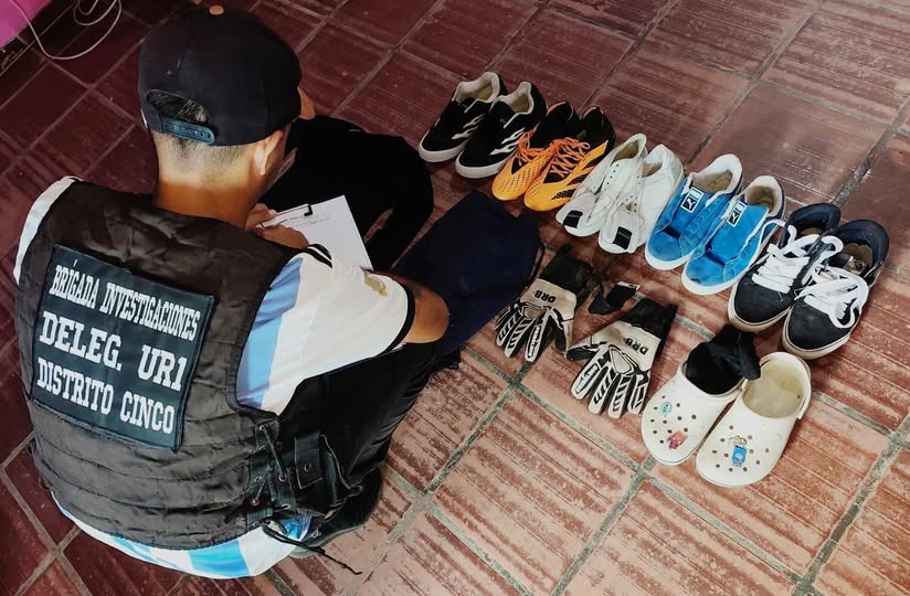 ATRAPADO: Detuvieron a un hombre y recuperaron objetos robados de una vivienda