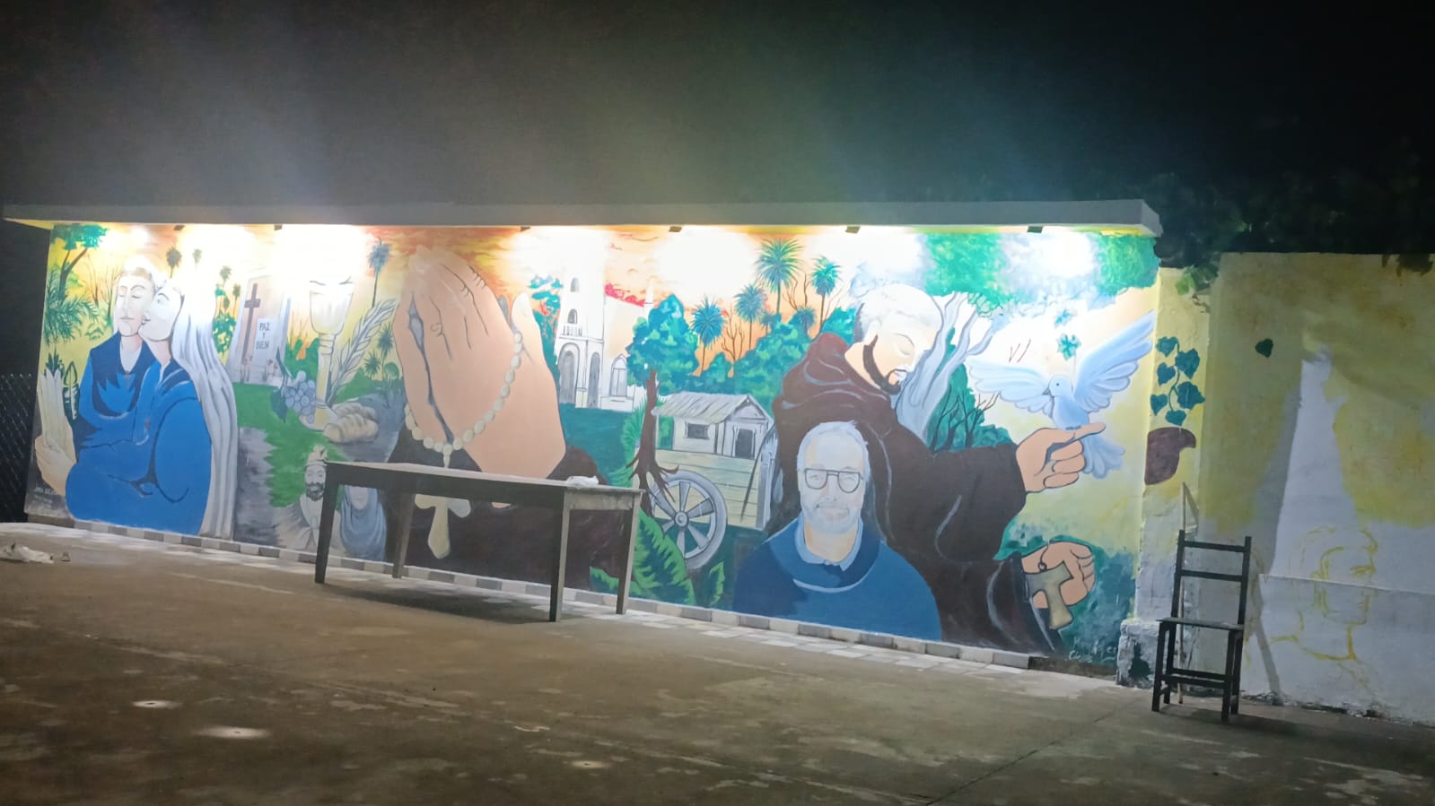 Historia del Mural de la Iglesia Inmaculada Concepción de María de El Espinillo