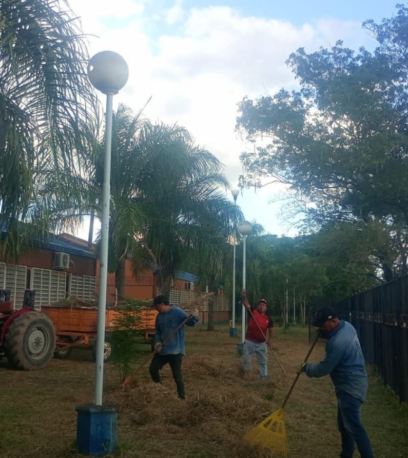 Intensa jornada de trabajo municipal en Misión Tacaaglé