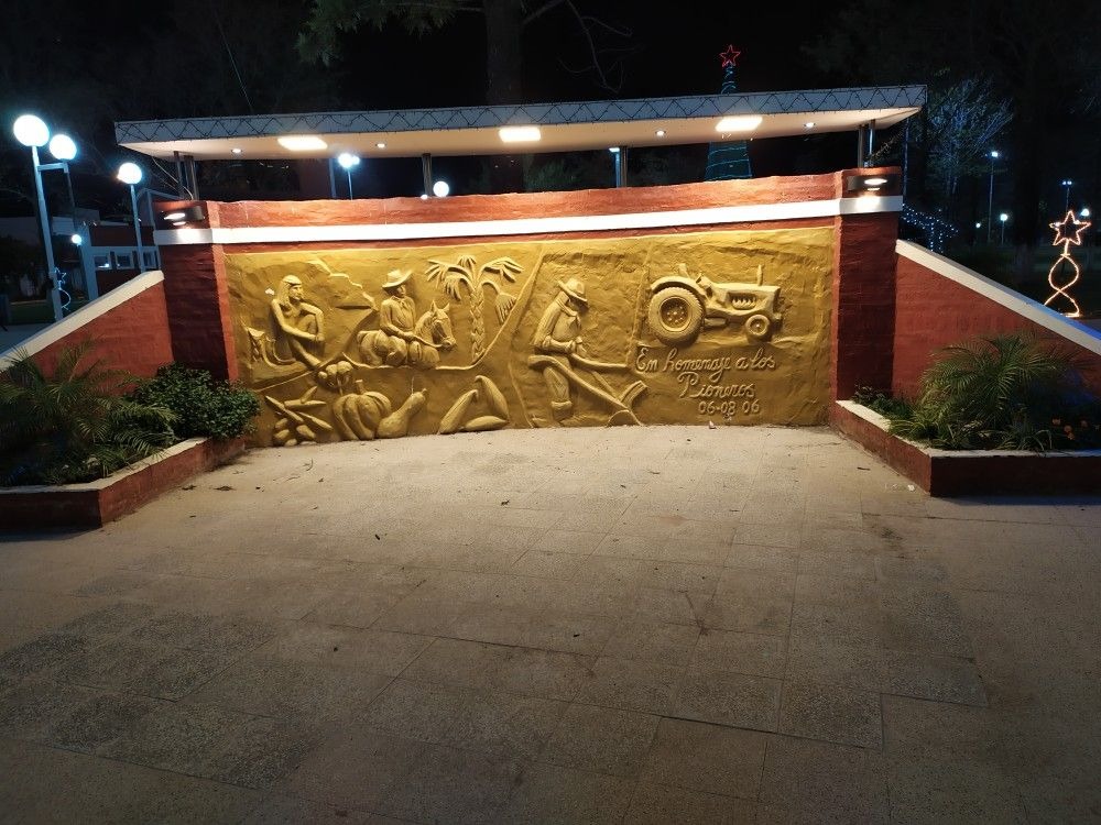 EL ESPINILLO: Historia del Mural de los Pioneros