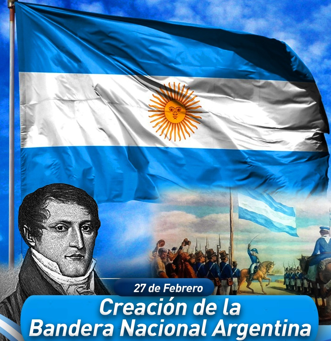 27 de febrero: creación de la Bandera Nacional