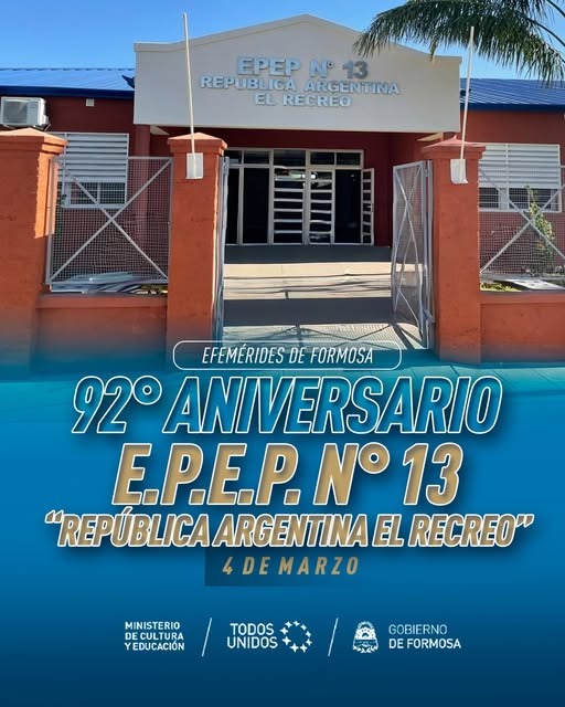 Un día como hoy: comienza la historia de la Escuela N.º 13 en El Recreo