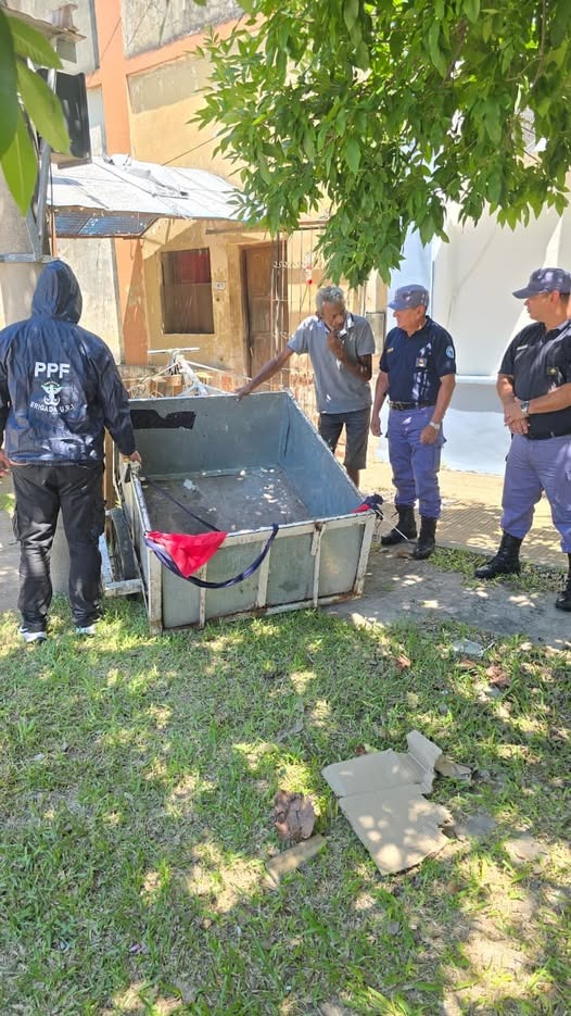 La Policía recuperó el carrito de trabajo de un vecino que había sido sustraído en el microcentro