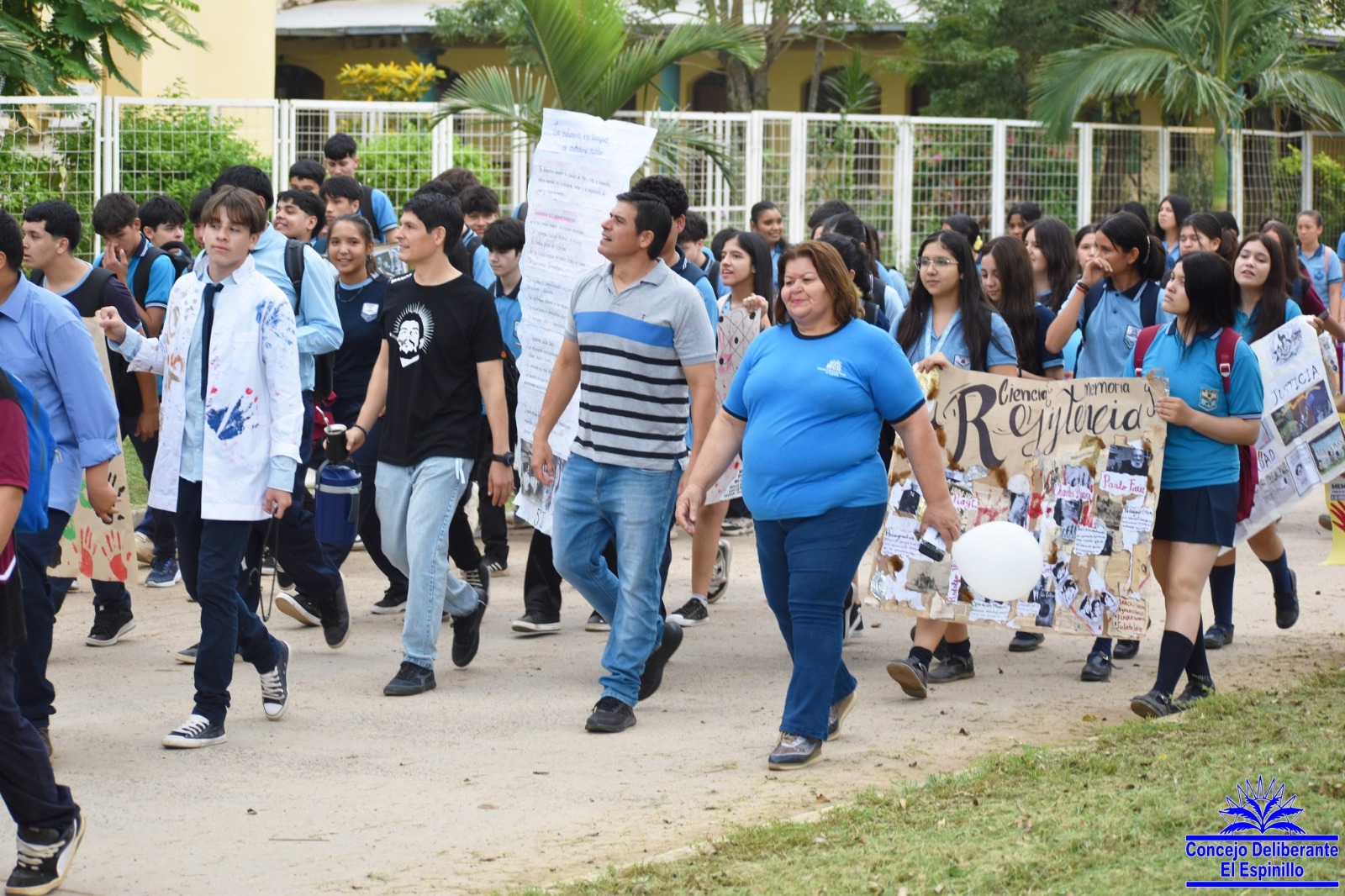 EL ESPINILLO:Memoria activa: concejales acompañaron a estudiantes en una jornada de reflexión y compromiso