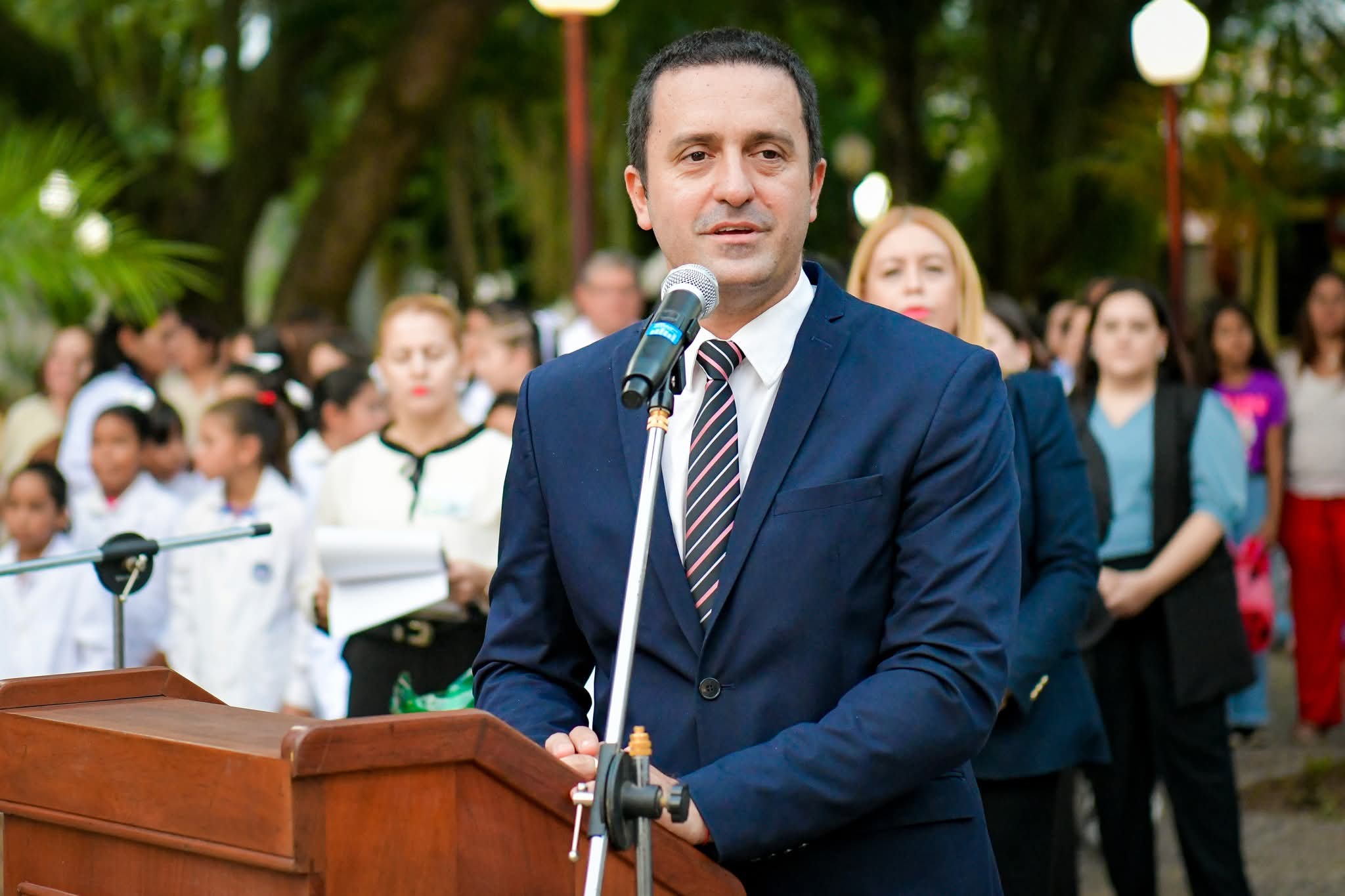 Eber Solís participó del 125° aniversario de San Francisco de Laishí