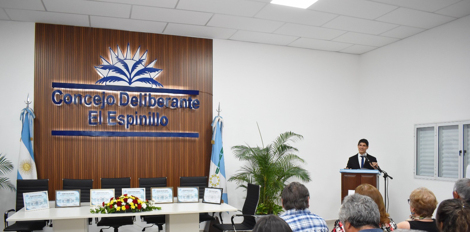 EL ESPINILLO:Inauguraron la ampliación del Concejo Deliberante con un emotivo homenaje y fuerte respaldo institucional