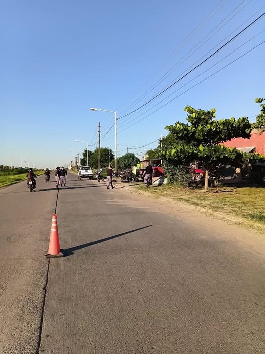 SINIESTRO VIAL FATAL Un policía perdió la vida tras colisionar contra una columna del alumbrado público