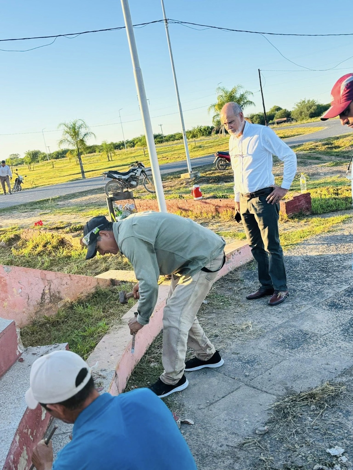 Villa General Güemes avanza con la construcción de su nuevo portal de acceso