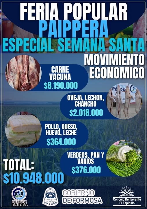 El Espinillo: el Concejo Deliberante impulsa el movimiento económico con la Feria Paippera