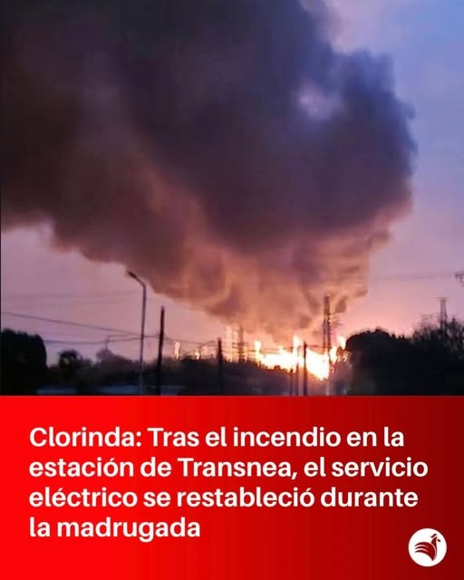GRAVE INCENDIO EN CLORINDA