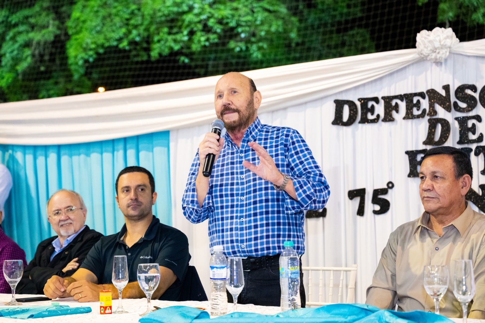 Gildo Insfrán participó del 75° aniversario de Defensores de Evita
