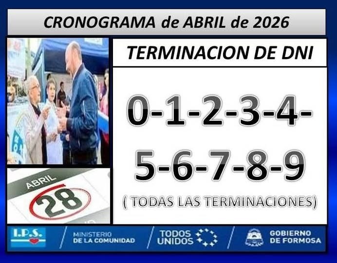 El Instituto de Pensiones Sociales confirmó que el cronograma de abril se unifica en una sola jornada para todos los beneficiarios.