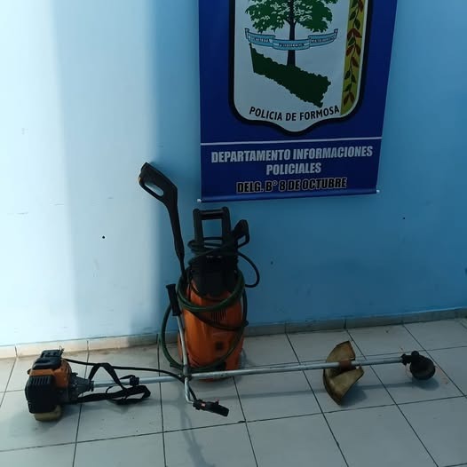 Aprehendieron a un individuo y recuperaron herramientas sustraídas