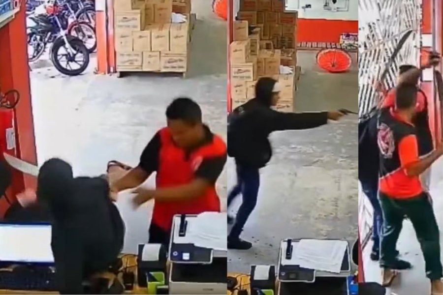 Delincuentes entraron a robar en un mayorista y los empleados le cortaron la mano a uno con un machete