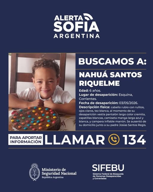 BUSCAN A NAHUÁ SANTOS RIQUELME