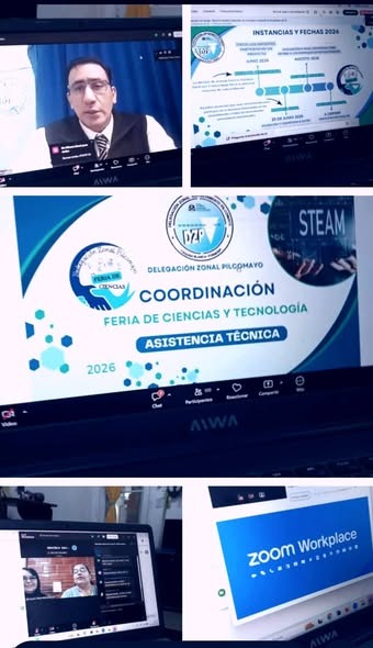 La Delegación Zonal Pilcomayo brindó una charla virtual sobre la Feria de Ciencias 2026 destinada a docentes y directivos