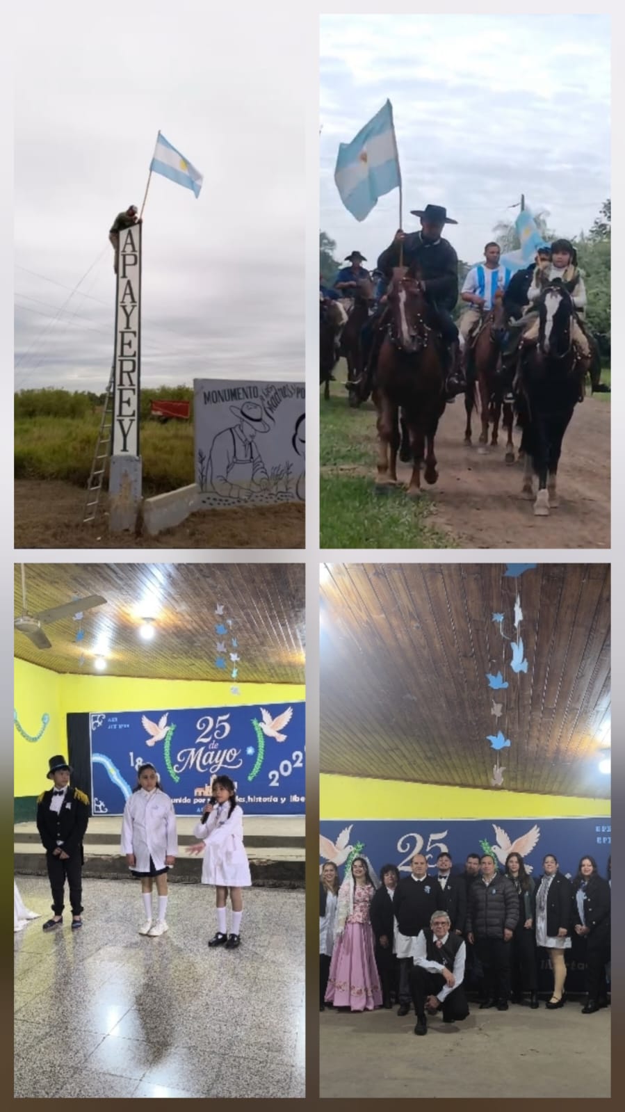 APAYEREY CELEBRÓ LA PATRIA CON EL CORAZÓN ENCENDIDO Y LAS BANDERAS EN ALTO