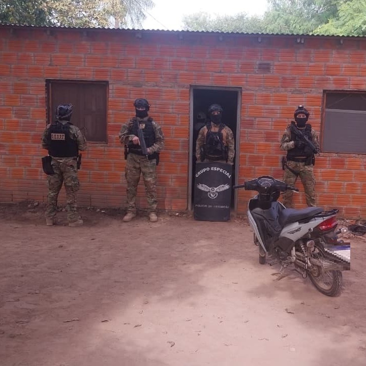 GOLPE AL NARCOMENUDEO: DESARTICULAN CENTROS DE VENTA DE DROGAS EN CLORINDA Y LAGUNA NAINECK