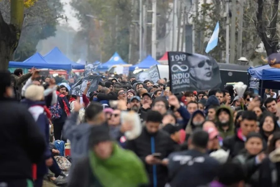 Un millón de personas despidió al Indio Solari en Avellaneda durante una histórica jornada de homenaje