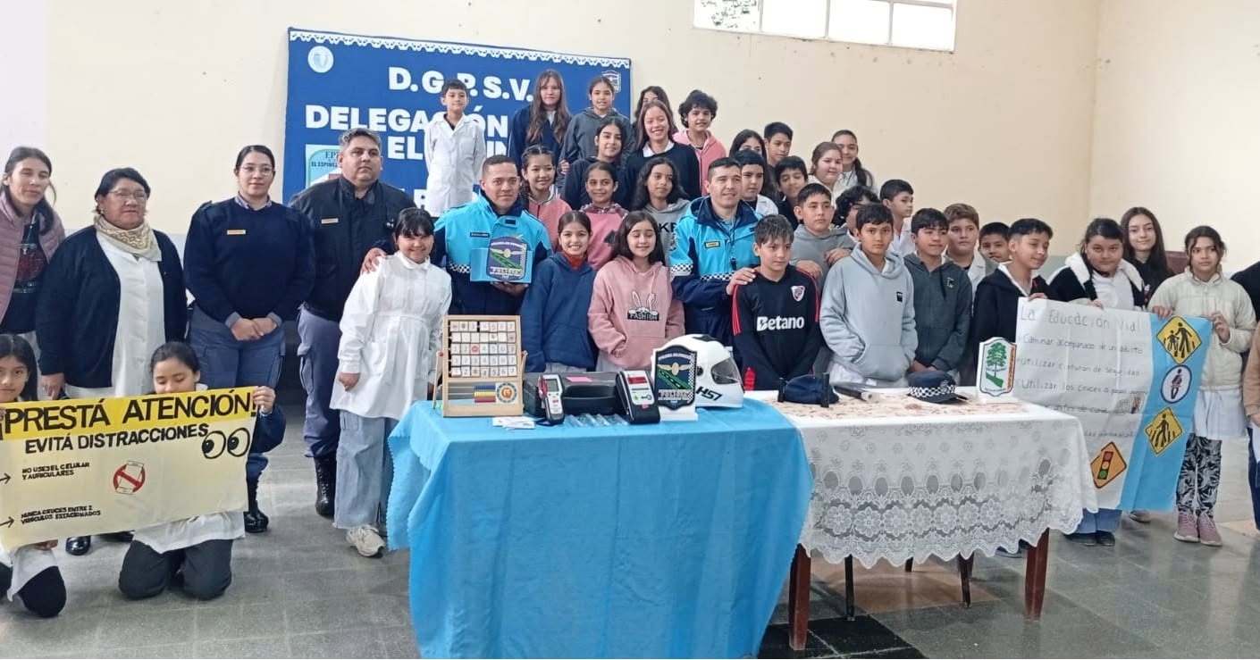 Seguridad Vial fortaleció la concientización en escuelas del interior provincial