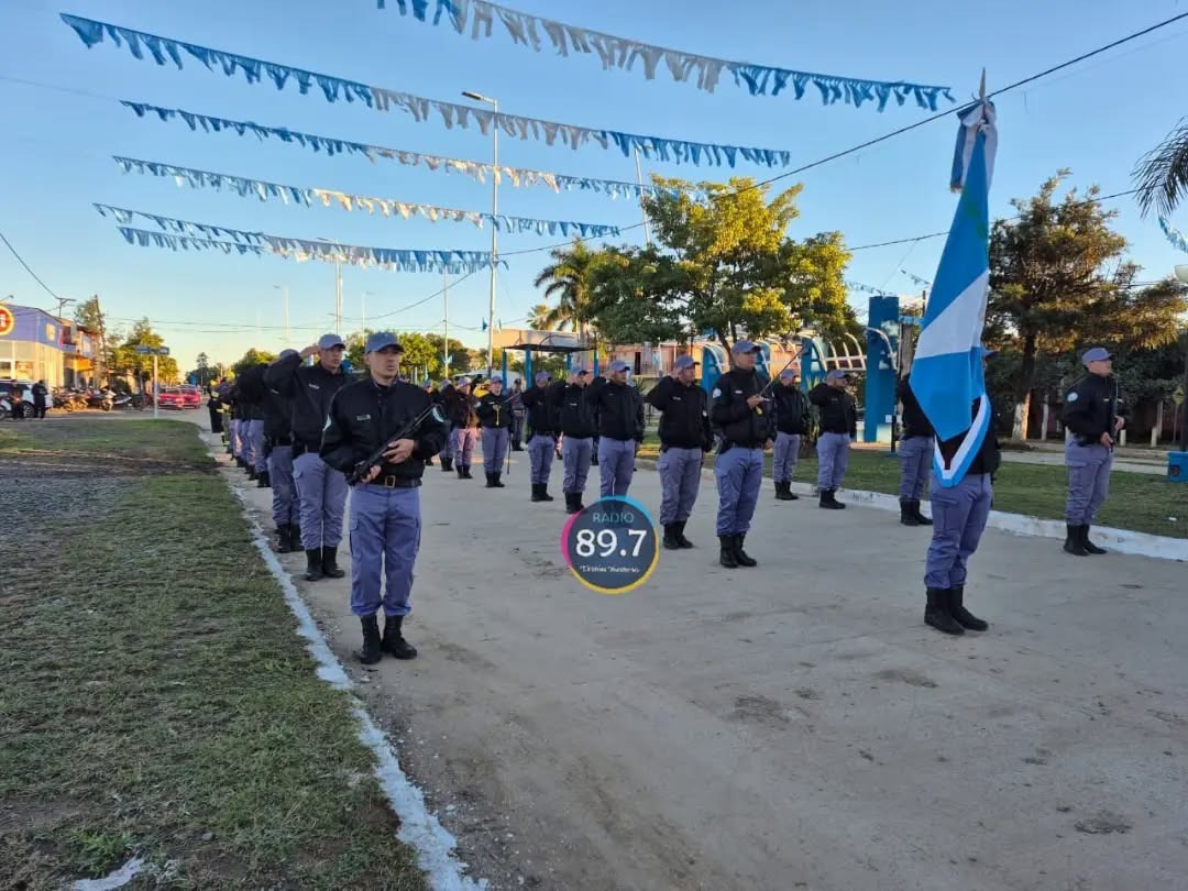 General Belgrano celebró su 63° aniversario con un emotivo acto y la promesa de lealtad a la Bandera