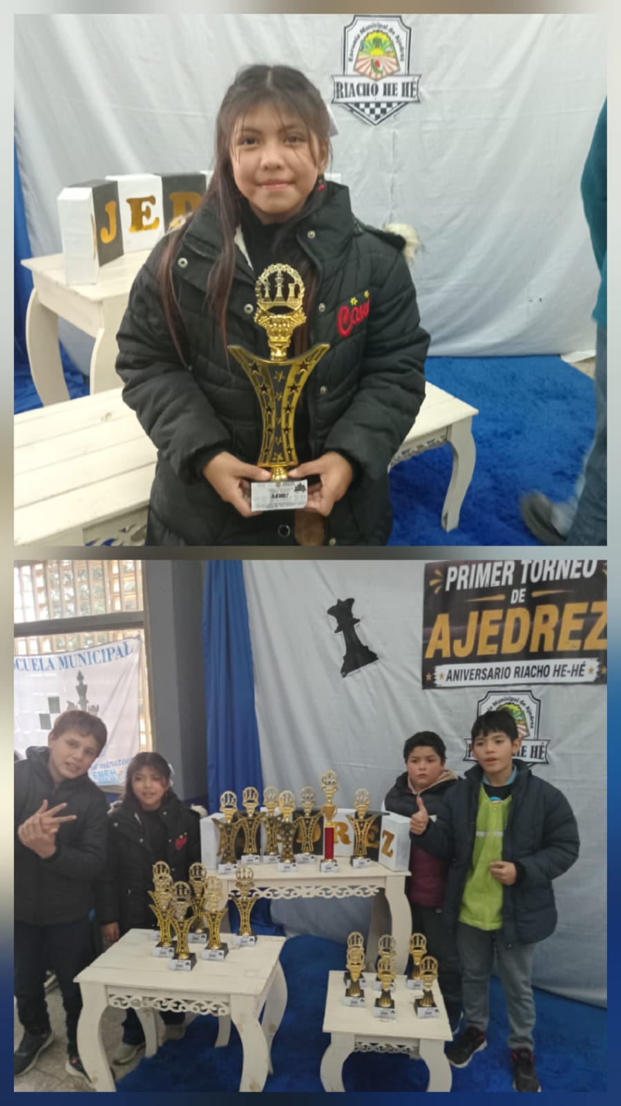 Destacada participación de la delegación de Apayerey en el Torneo Aniversario de Ajedrez de Riacho He Hé
