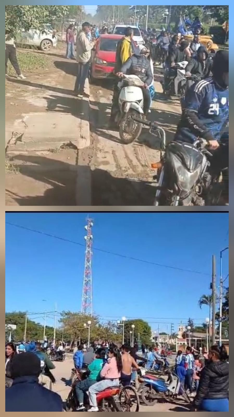 El Espinillo se vistió de celeste y blanco para celebrar la épica remontada de Argentina