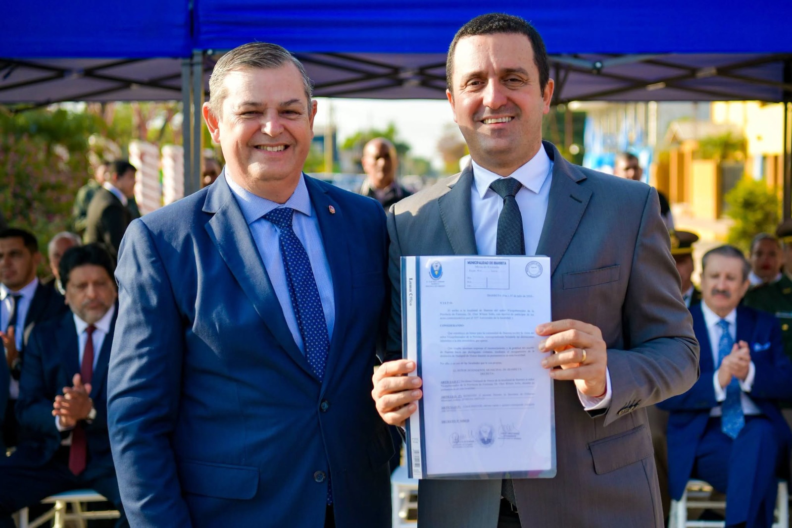 Eber Solís acompañó el 105° aniversario de Ibarreta y reafirmó el compromiso del Gobierno provincial con el desarrollo de las comunidades