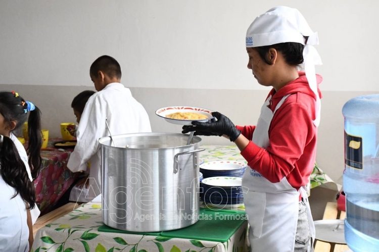 Los comedores escolares funcionan con normalidad en vacaciones de invierno en la provincia de Formosa