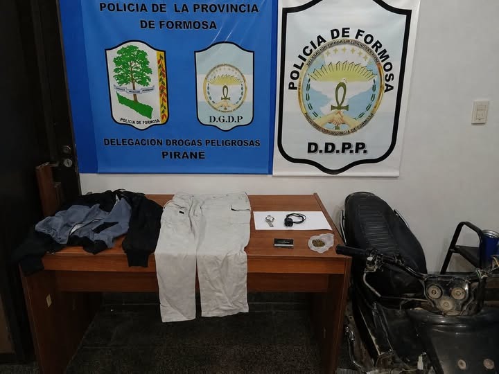 Pirané y Palo Santo: la Policía desarticuló un centro de distribución de drogas, recuperó bienes robados y detuvo a cuatro personas