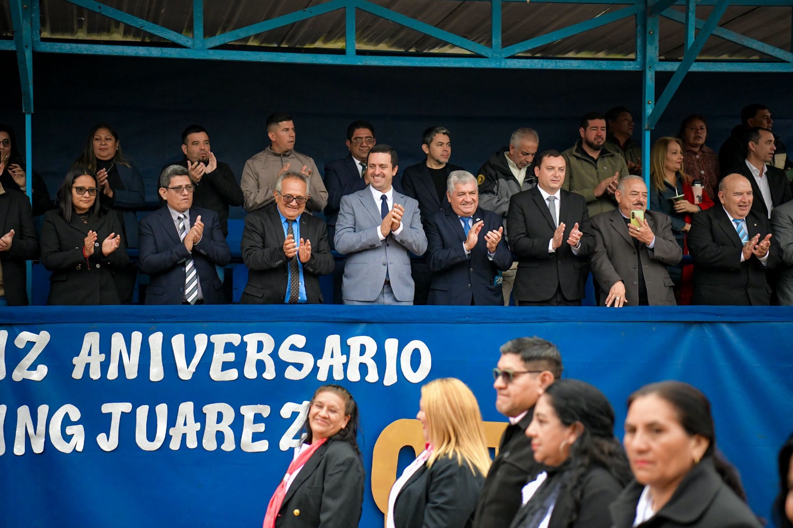Eber Solís acompañó los festejos por el 96° aniversario de Ingeniero Juárez en representación del gobernador Gildo Insfrán