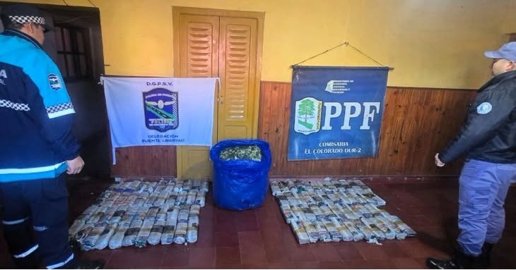 Puente Libertad: secuestran más de 37 kilos de hojas de coca durante un control vial