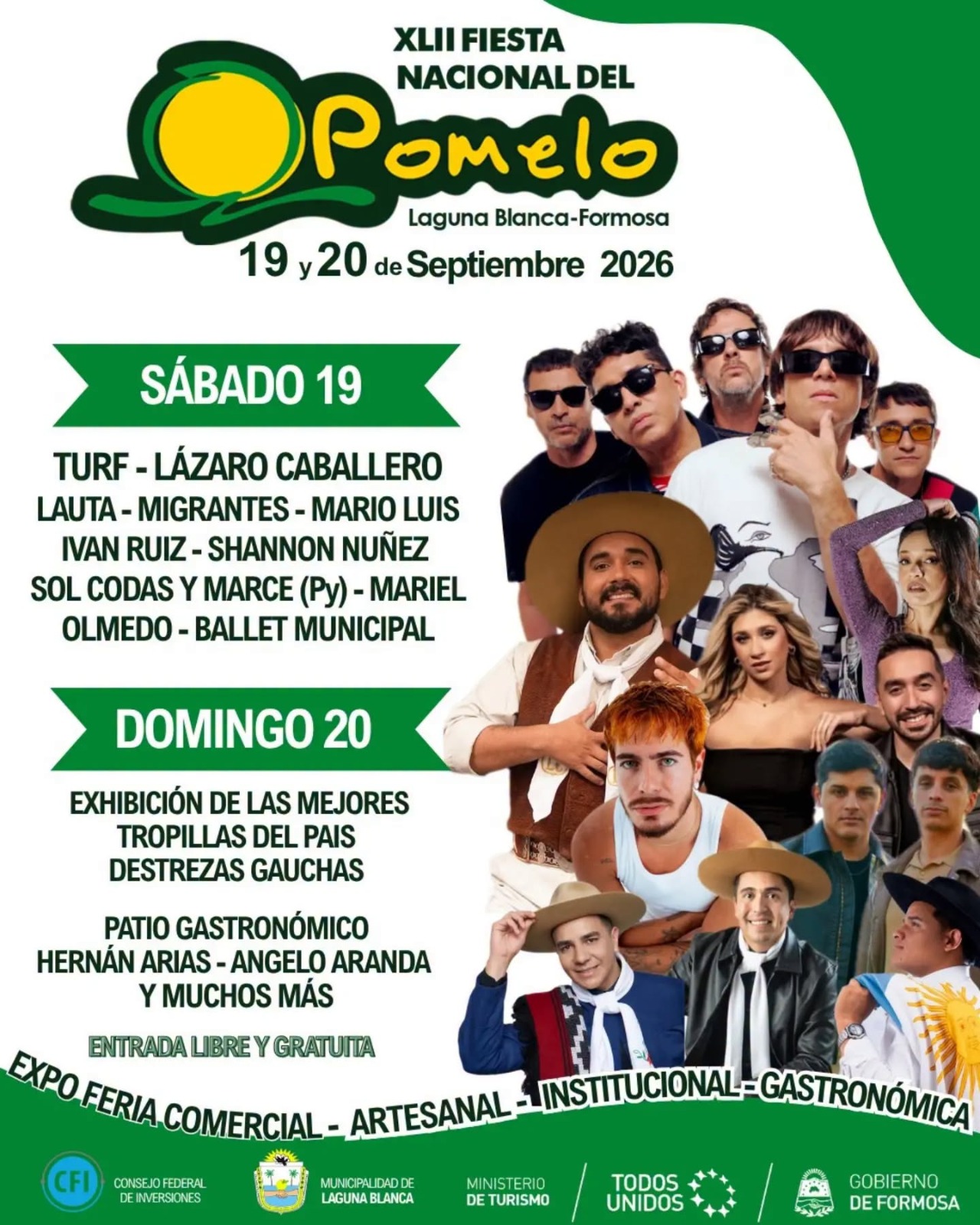 Laguna Blanca se prepara para vivir la XLII Fiesta Nacional del Pomelo
