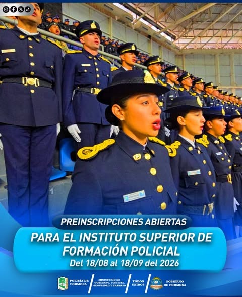 Preinscripciones abiertas para el Instituto Superior de Formación Policial