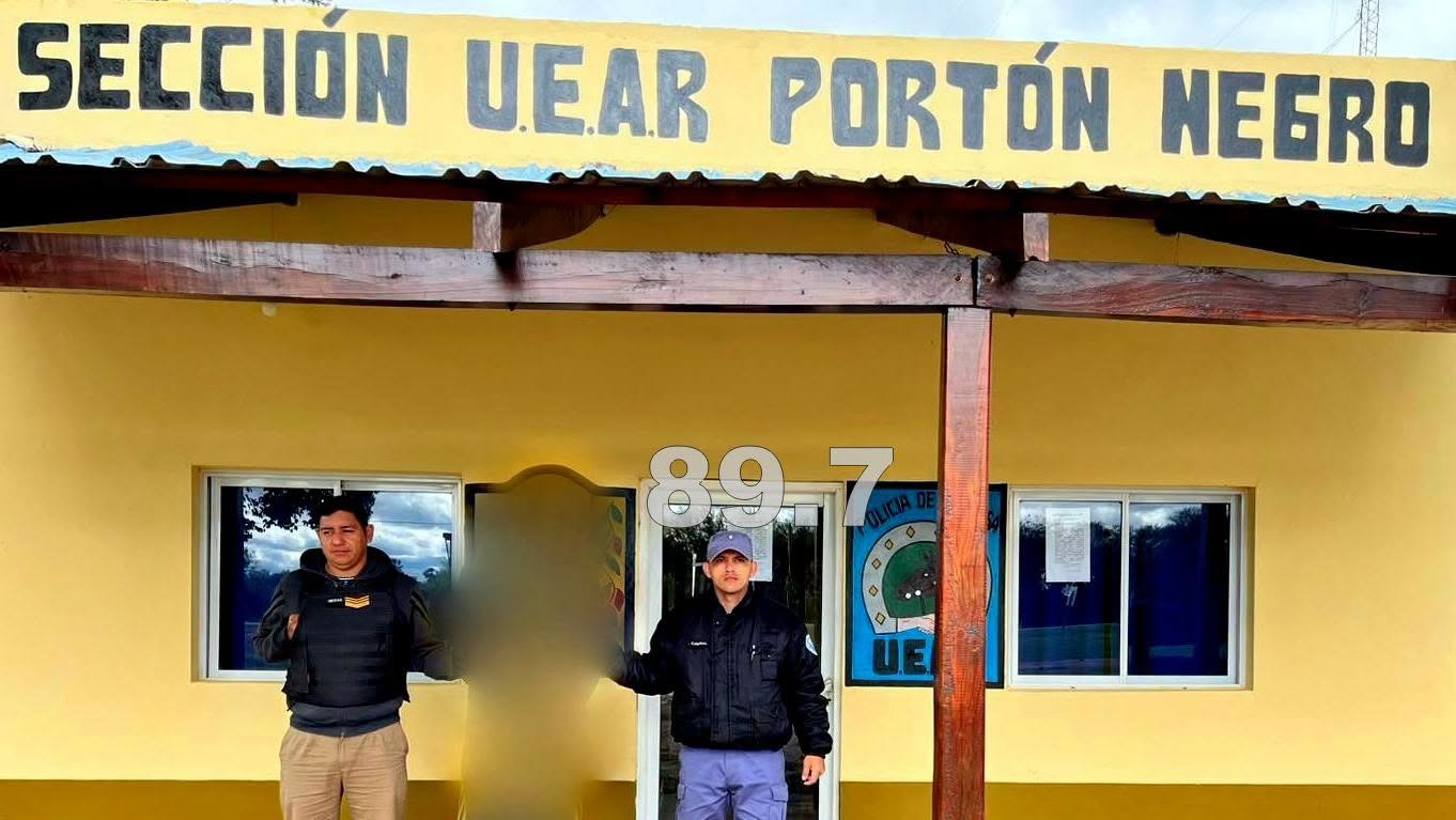 PORTÓN NEGRO: DETUVIERON A UN HOMBRE CON PEDIDO DE CAPTURA POR REBELDÍA