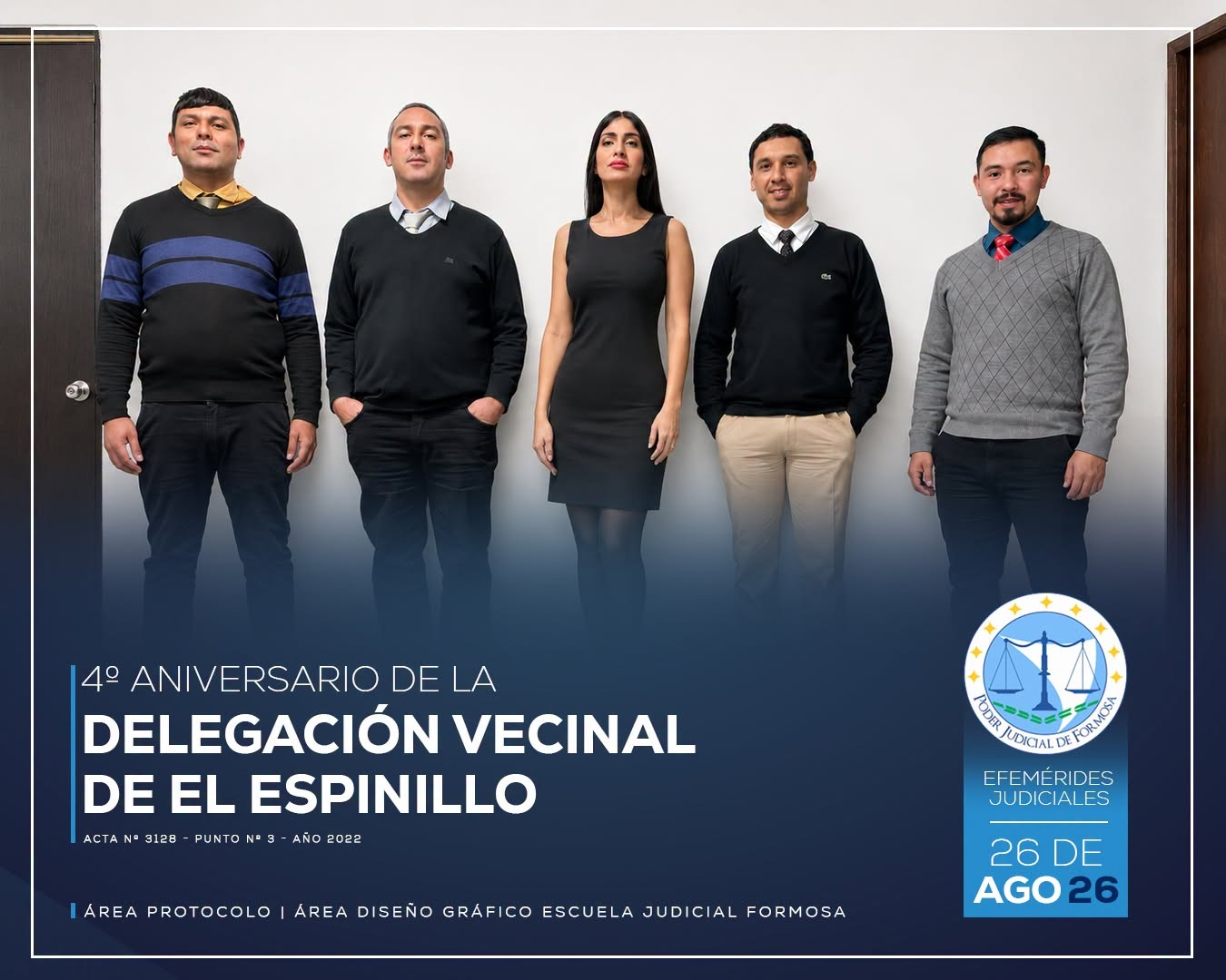 El Espinillo: la Delegación Vecinal del Poder Judicial cumple cuatro años acercando la Justicia a la comunidad